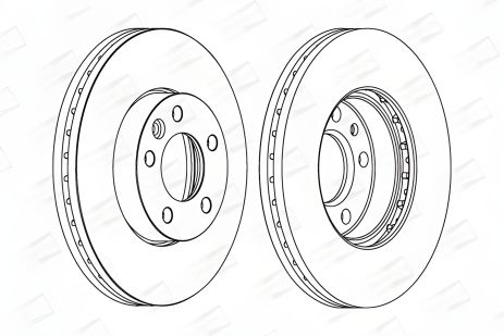 VW TRANSPORTER гальмівний диск, VW MULTIVAN, VW TOUAREG, CHAMPION (562234CH1) VW TRANSPORTER гальмівний диск, VW MULTIVAN, VW TOUAREG, CHAMPION (562234CH1)