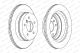 Диск тормозной BMW 1, BMW X1, BMW 3, FERODO (DDF1697)