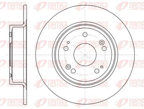 Тормозной диск для HONDA ACCORD, REMSA (6127800) Тормозной диск для HONDA ACCORD, REMSA (6127800)