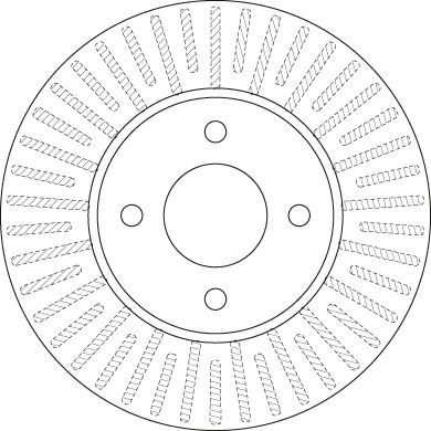 Диск гальмівний RENAULT TRIBER, NISSAN MICRA, NISSAN NOTE, TRW (DF6430)