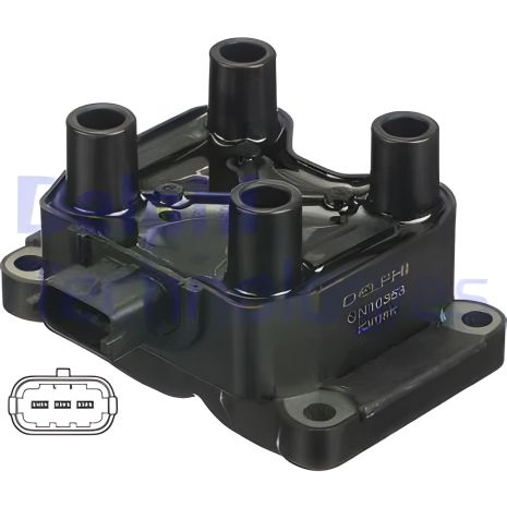 Запалювальна котушка для FIAT SIENA, FIAT PALIO, DELPHI (GN1035312B1) Запалювальна котушка для FIAT SIENA, FIAT PALIO, DELPHI (GN1035312B1)