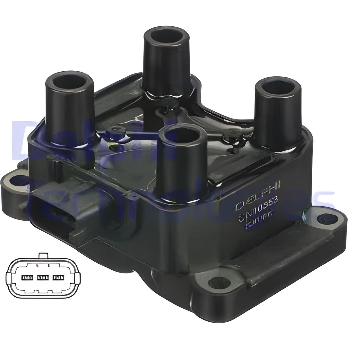 Запалювальна котушка для FIAT SIENA, FIAT PALIO, DELPHI (GN1035312B1) Запалювальна котушка для FIAT SIENA, FIAT PALIO, DELPHI (GN1035312B1)