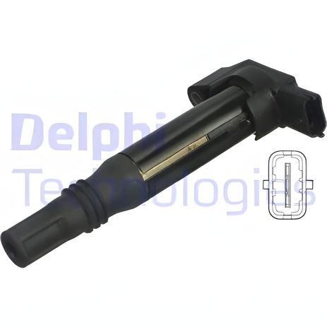 Катушка зажигания для CITROEN/PEUGEOT моделей C1/C3/C4/C-Elysee/DS3/301/308, DELPHI (GN1058312B1)