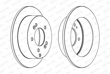 Тормозной диск KIA MAGENTIS, HYUNDAI TUCSON, HYUNDAI XG, FERODO (DDF1447) Тормозной диск KIA MAGENTIS, HYUNDAI TUCSON, HYUNDAI XG, FERODO (DDF1447)