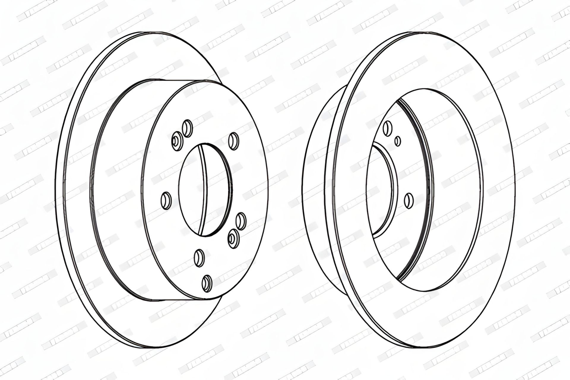 Гальмівний диск для KIA MAGENTIS, HYUNDAI TUCSON, HYUNDAI XG, FERODO (DDF1447) Гальмівний диск для KIA MAGENTIS, HYUNDAI TUCSON, HYUNDAI XG, FERODO (DDF1447)
