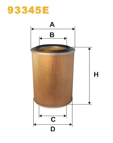 Воздушный фильтр для TATRA, WIX FILTERS (93345E) Воздушный фильтр для TATRA, WIX FILTERS (93345E)