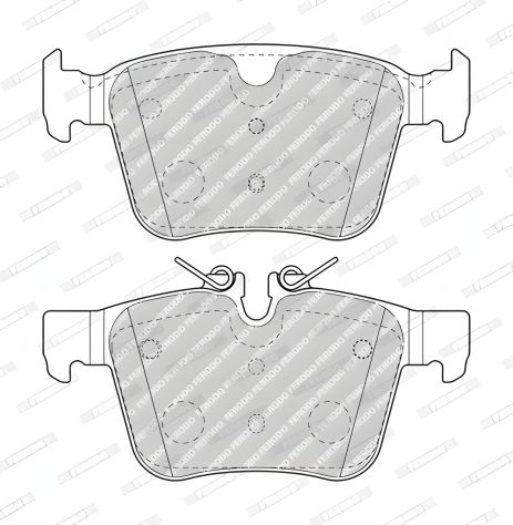 JAGUAR E-PACE, VOLVO V60 Комплект гальмівних колодок, дискове гальмо, FERODO (FDB4927)