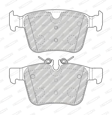 JAGUAR E-PACE, VOLVO V60 Комплект гальмівних колодок, дискове гальмо, FERODO (FDB4927)