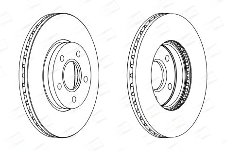 Тормозной диск VOLVO C30, FORD FOCUS, FORD GRAND, CHAMPION (562364CH) Тормозной диск VOLVO C30, FORD FOCUS, FORD GRAND, CHAMPION (562364CH)