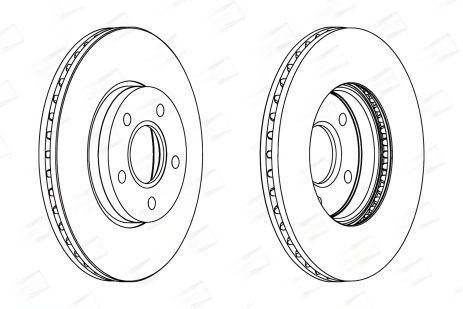 Гальмівний диск для VOLVO C30, FORD FOCUS, FORD GRAND C-MAX, CHAMPION (562364CH) Гальмівний диск для VOLVO C30, FORD FOCUS, FORD GRAND C-MAX, CHAMPION (562364CH)