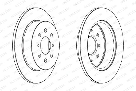 Гальмівний диск FERODO (DDF1466C) MG EXPRESS, HONDA CIVIC, MG MG Гальмівний диск FERODO (DDF1466C) MG EXPRESS, HONDA CIVIC, MG MG
