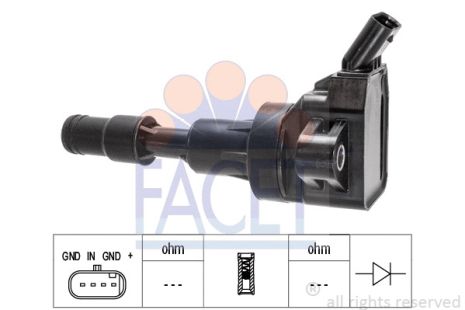Катушка зажигания HYUNDAI i20, KIA CEED, KIA XCEED, FACET (96538)