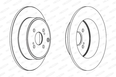 Тормозной диск для TOYOTA COROLLA от FERODO (DDF1421) Тормозной диск для TOYOTA COROLLA от FERODO (DDF1421)