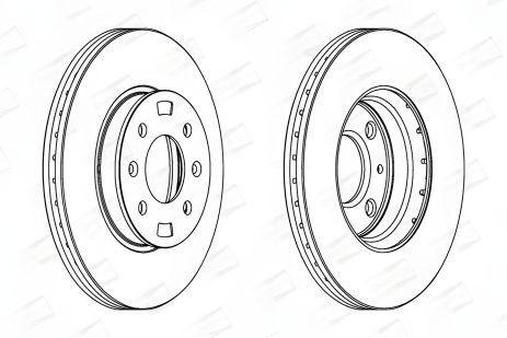 Гальмівний диск для HYUNDAI i20, KIA RIO, ACCENT, CHAMPION (562554CH) Гальмівний диск для HYUNDAI i20, KIA RIO, ACCENT, CHAMPION (562554CH)