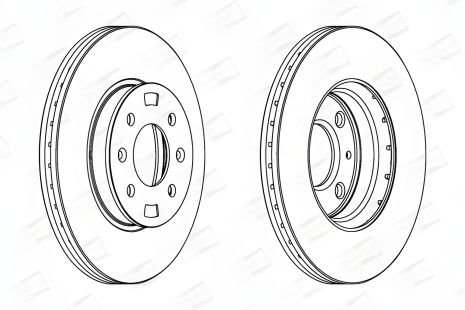 Гальмівний диск для HYUNDAI i20, KIA RIO, ACCENT, CHAMPION (562554CH) Гальмівний диск для HYUNDAI i20, KIA RIO, ACCENT, CHAMPION (562554CH)