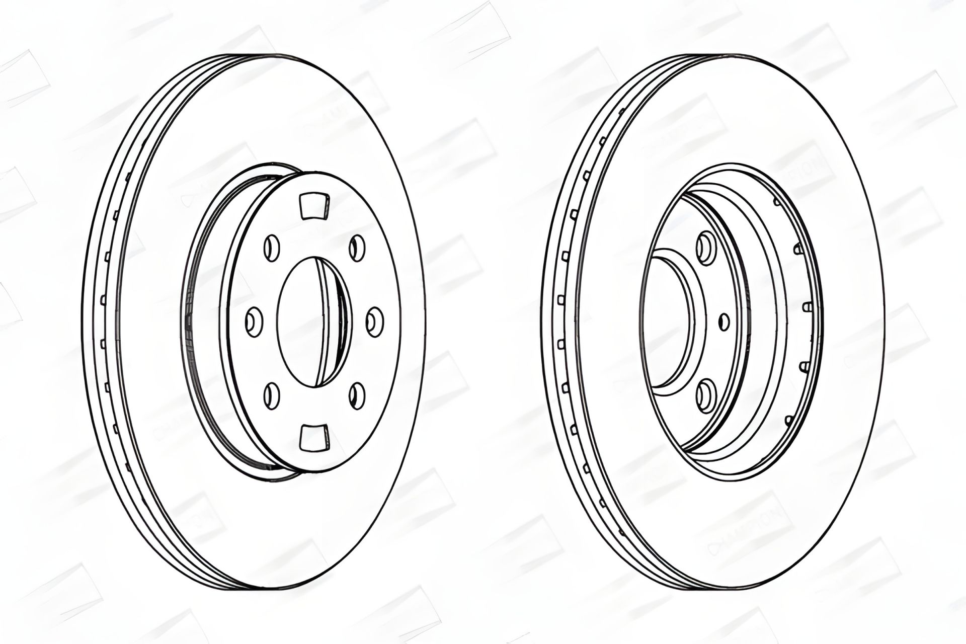 Гальмівний диск для HYUNDAI i20, KIA RIO, ACCENT, CHAMPION (562554CH) Гальмівний диск для HYUNDAI i20, KIA RIO, ACCENT, CHAMPION (562554CH)