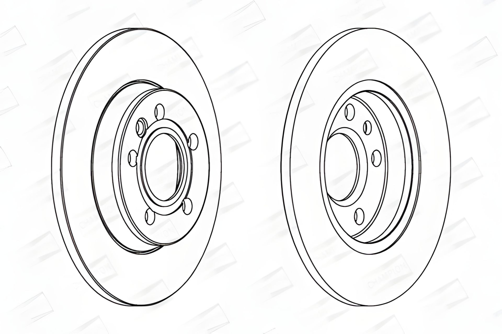 Диск гальмівний VW LT, VW TRANSPORTER, CHAMPION (562081CH) Диск гальмівний VW LT, VW TRANSPORTER, CHAMPION (562081CH)