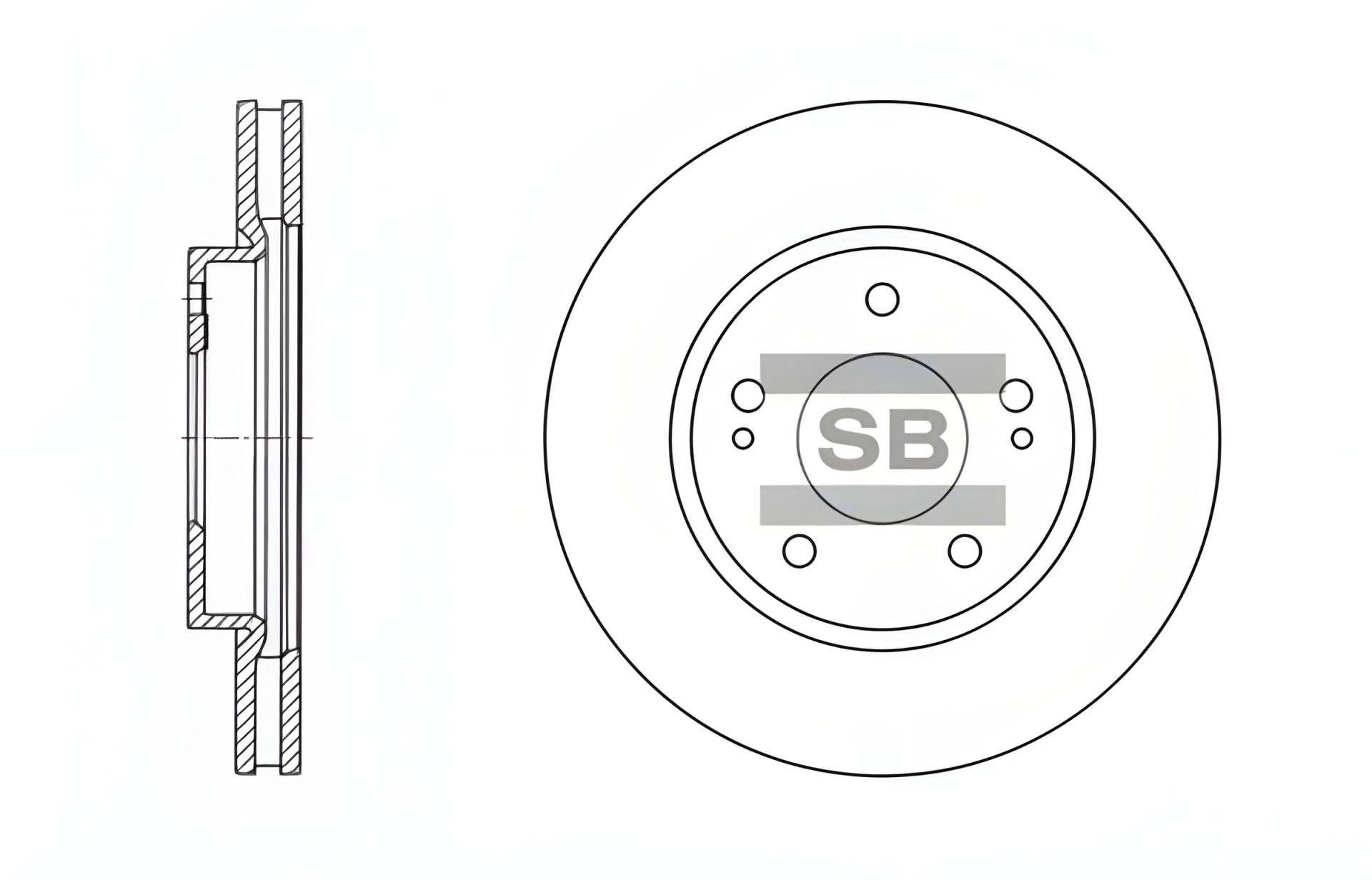 Гальмівний диск MITSUBISHI LANCER (SANGSIN SD4308) Гальмівний диск MITSUBISHI LANCER (SANGSIN SD4308)