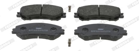 Комплект тормозных колодок, дисковый тормоз RENAULT KADJAR, NISSAN X-TRAIL, FERODO (FDB4843)