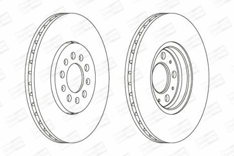 Диск тормозной VW, SEAT TOLEDO, SKODA FABIA, CHAMPION (562041CH)