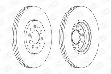 Диск тормозной VW, SEAT TOLEDO, SKODA FABIA, CHAMPION (562041CH)