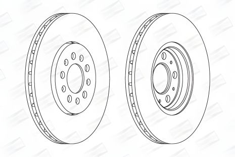 Гальмівний диск для VW, SEAT TOLEDO, SKODA FABIA від CHAMPION (562041CH) Гальмівний диск для VW, SEAT TOLEDO, SKODA FABIA від CHAMPION (562041CH)