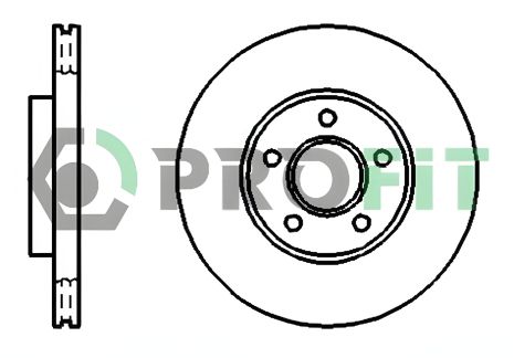Диск гальмівний FORD TRANSIT, FORD TOURNEO, PROFIT (50101172) Диск гальмівний FORD TRANSIT, FORD TOURNEO, PROFIT (50101172)