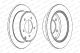 Диск гальмівний CHRYSLER 200, DODGE CALIBER, JEEP PATRIOT, FERODO (DDF1762C)
