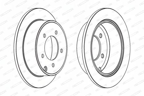 Диск гальмівний CHRYSLER 200, DODGE CALIBER, JEEP PATRIOT, FERODO (DDF1762C) Диск гальмівний CHRYSLER 200, DODGE CALIBER, JEEP PATRIOT, FERODO (DDF1762C)