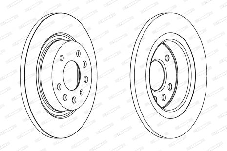 Гальмівний диск CADILLAC BLS, FIAT CROMA, OPEL VECTRA, FERODO (DDF1288C) Гальмівний диск CADILLAC BLS, FIAT CROMA, OPEL VECTRA, FERODO (DDF1288C)