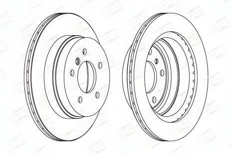 Тормозной диск для BMW 1, BMW X1, BMW 3, CHAMPION (562442CH) Тормозной диск для BMW 1, BMW X1, BMW 3, CHAMPION (562442CH)