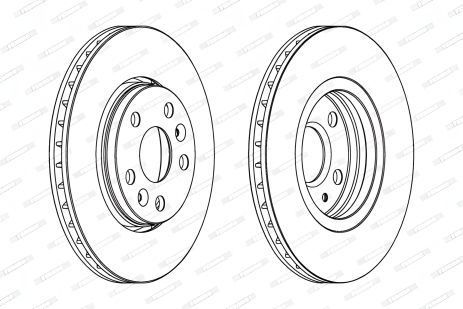 Тормозной диск для MERCEDES-BENZ CITAN, RENAULT KANGOO, FERODO (DDF1733) Тормозной диск для MERCEDES-BENZ CITAN, RENAULT KANGOO, FERODO (DDF1733)