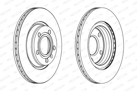 Гальмівний диск для VW PASSAT, AUDI A8, A4, FERODO (DDF1708) Гальмівний диск для VW PASSAT, AUDI A8, A4, FERODO (DDF1708)