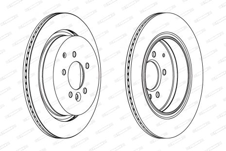 Тормозной диск KIA CARENS, FERODO (DDF1752) Тормозной диск KIA CARENS, FERODO (DDF1752)