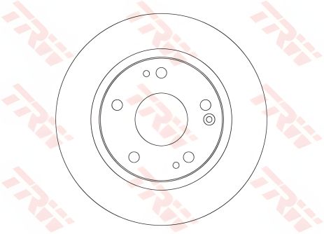 Тормозной диск HONDA CIVIC, TRW (DF6704)