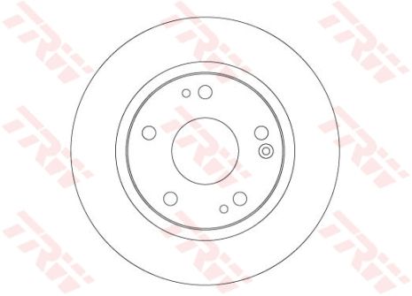 Диск тормозной HONDA CIVIC, TRW (DF6704)