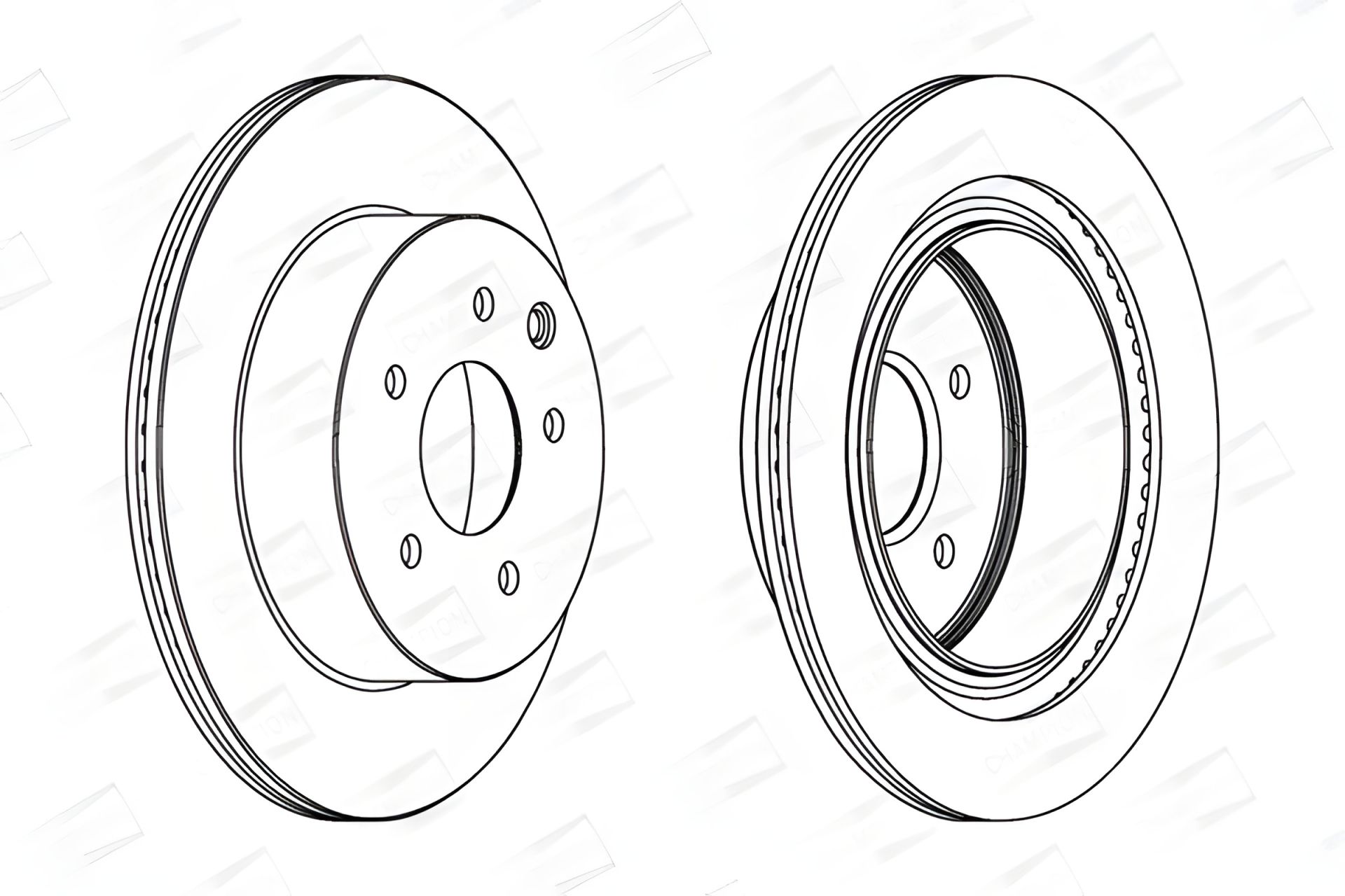 Тормозний диск TOYOTA ALPHARD, INFINITI G, RENAULT KOLEOS, CHAMPION (562280CH) Тормозний диск TOYOTA ALPHARD, INFINITI G, RENAULT KOLEOS, CHAMPION (562280CH)