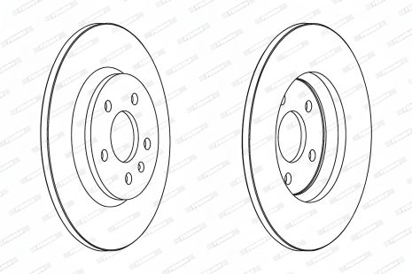 Тормозной диск AUDI Q5/A6/A7 FERODO (DDF1666C) Тормозной диск AUDI Q5/A6/A7 FERODO (DDF1666C)