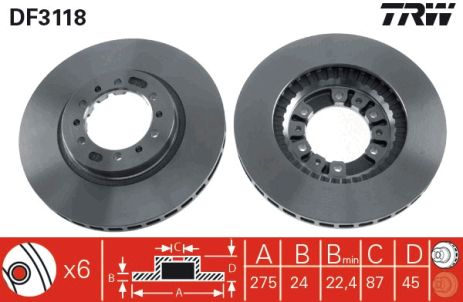 ΠΠΈΡΠΊ ΡΠΎΡΠΌΠΎΠ·Π½ΠΎΠΉ CHANGFENG HEIJINGANG, MITSUBISHI L200, MITSUBISHI PAJERO, TRW (DF3118) ΠΠΈΡΠΊ ΡΠΎΡΠΌΠΎΠ·Π½ΠΎΠΉ CHANGFENG HEIJINGANG, MITSUBISHI L200, MITSUBISHI PAJERO, TRW (DF3118)