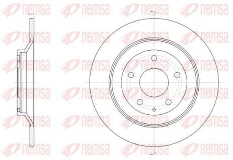 Диск тормозной MAZDA CX-5, REMSA (6151800)