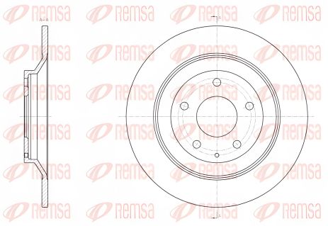 Тормозной диск MAZDA CX-5 от REMSA 6151800