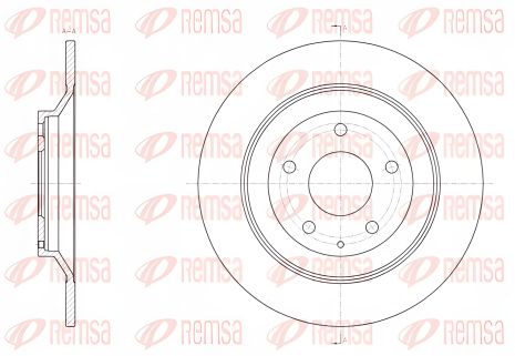 Гальмівний диск MAZDA CX-5, REMSA (6151800) Гальмівний диск MAZDA CX-5, REMSA (6151800)