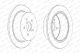 Диск тормозной SUBARU LEGACY, SUBARU OUTBACK, FERODO (DDF1903C)
