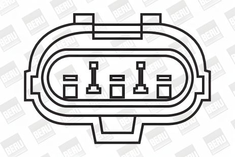 Катушка зажигания для HYUNDAI LANTRA, HYUNDAI COUPE, BERU (ZS267)