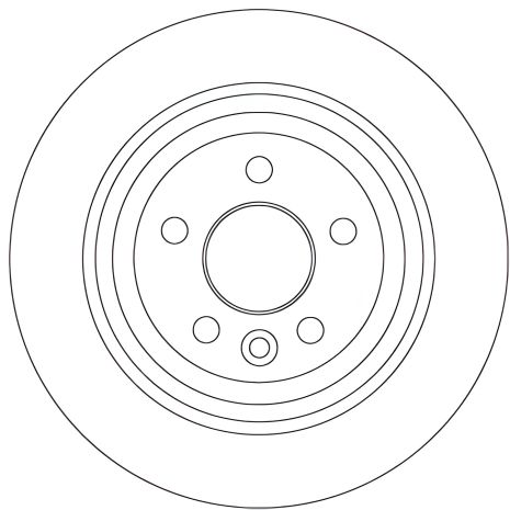 ГАЛЬМІВНИЙ ДИСК LAND ROVER, TRW (DF6913)