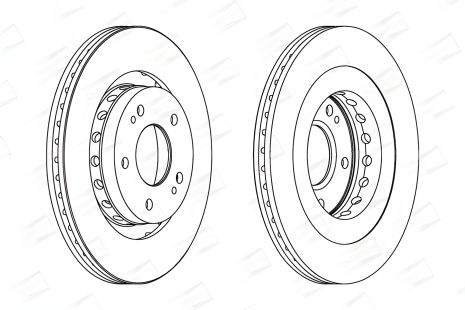 Гальмівний диск Peugeot 4007, Citroën C-Crosser, Mitsubishi Outlander, CHAMPION (562528CH) Гальмівний диск Peugeot 4007, Citroën C-Crosser, Mitsubishi Outlander, CHAMPION (562528CH)