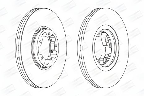 Гальмівний диск для FORD TRANSIT, CHAMPION (562141CH)