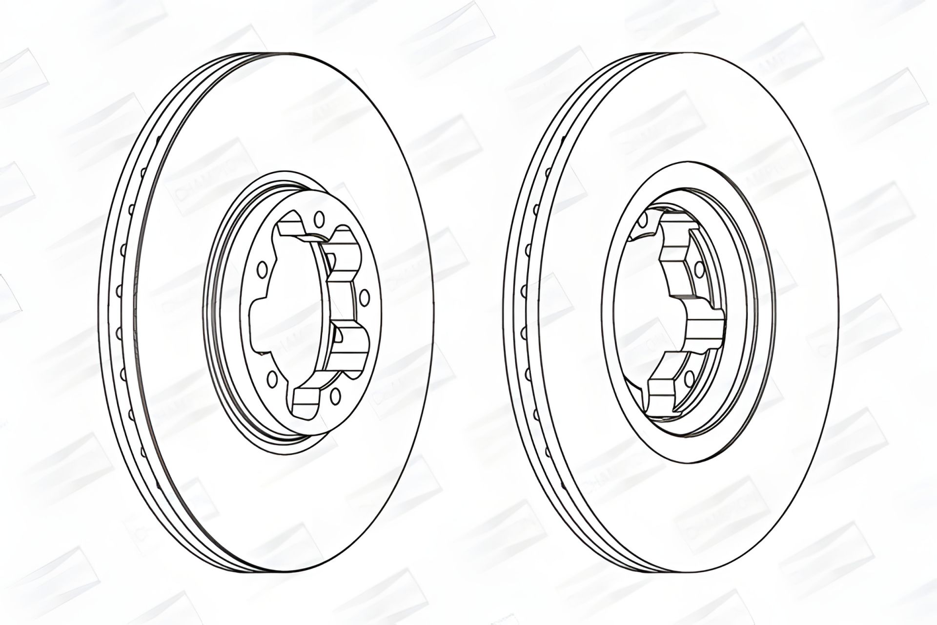 Диск гальмівний FORD TRANSIT, CHAMPION (562141CH) Диск гальмівний FORD TRANSIT, CHAMPION (562141CH)