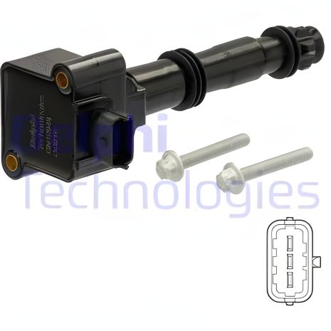 Котушка запалювання PORSCHE CAYENNE, PORSCHE 911, PORSCHE CAYMAN, DELPHI (GN1094912B1) Котушка запалювання PORSCHE CAYENNE, PORSCHE 911, PORSCHE CAYMAN, DELPHI (GN1094912B1)