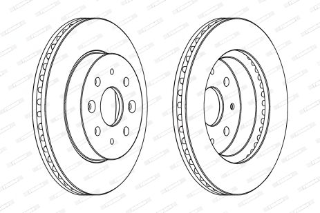 Гальмівний диск KIA RIO, FERODO (DDF1542)